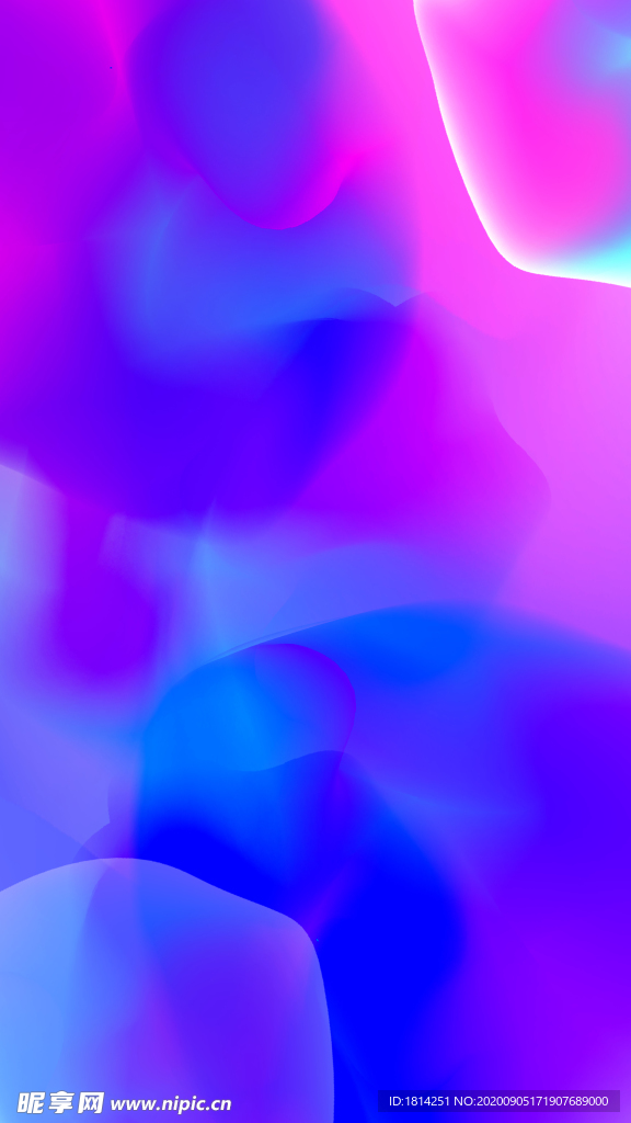 蓝色背景彩色背景蓝色流体背景