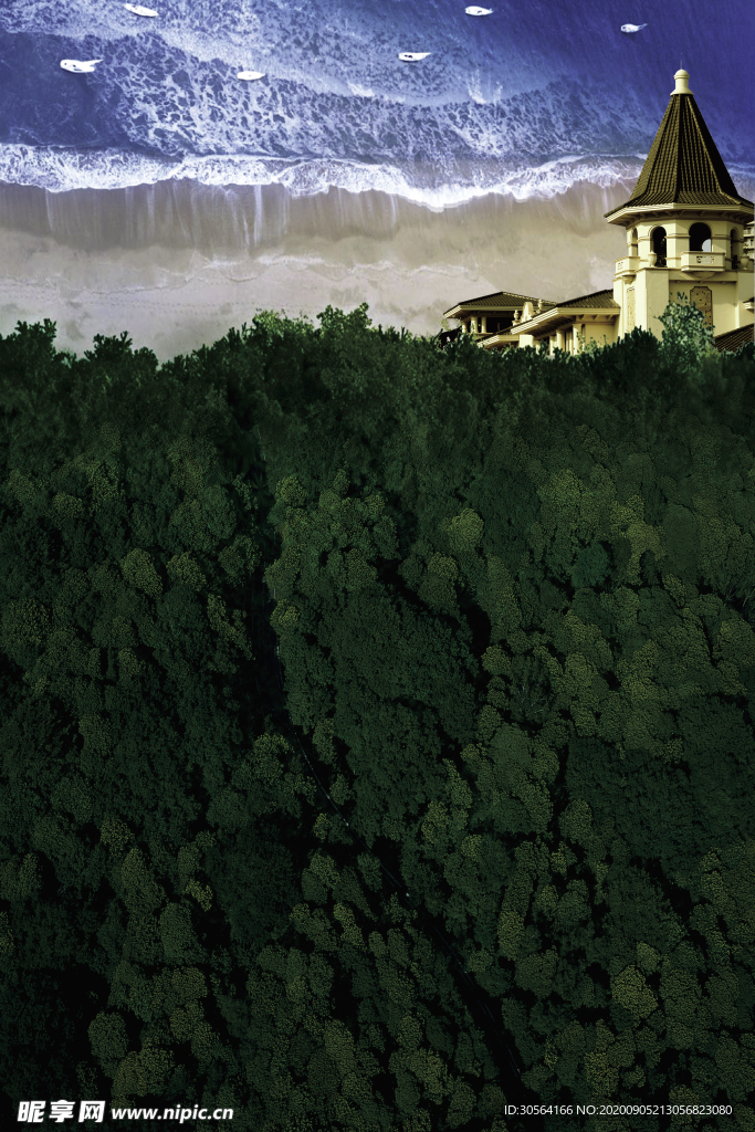 地产活动宣传背景海报素材