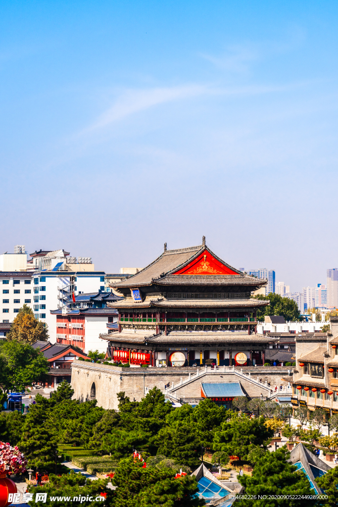 西安鼓楼远景