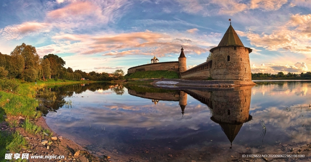 自然风景树林摄影图