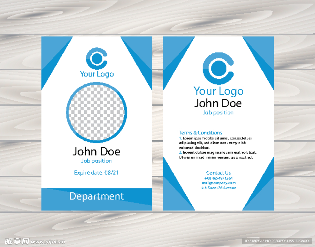 工作证 工作牌 工牌 吊牌图片