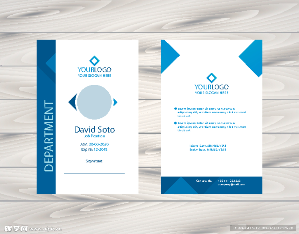 工作证 工作牌 工牌 吊牌图片