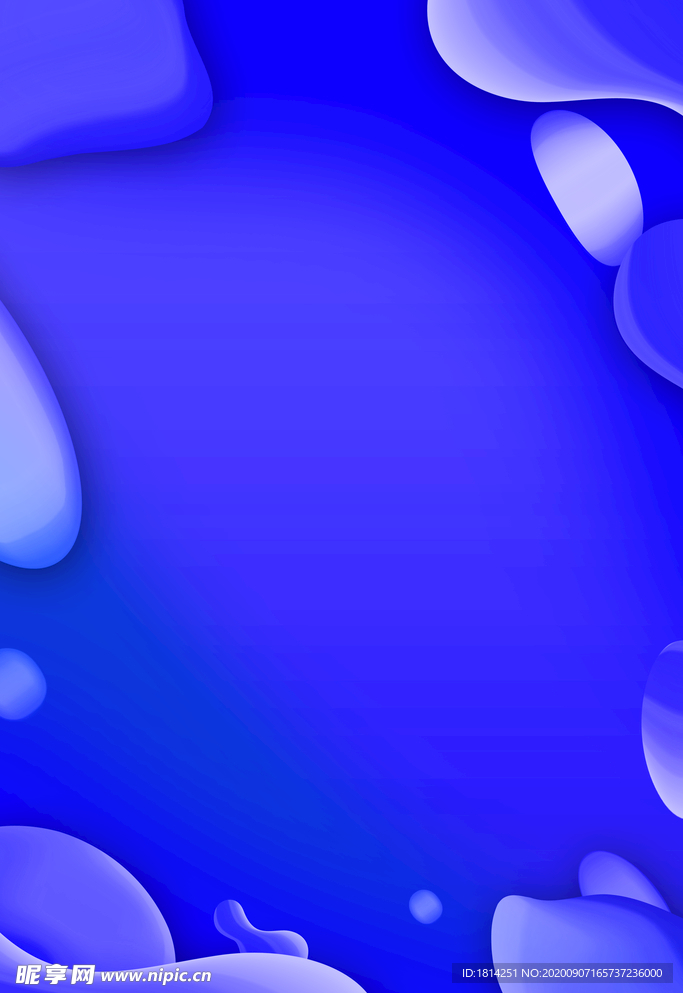 蓝色背景蓝色流体背景