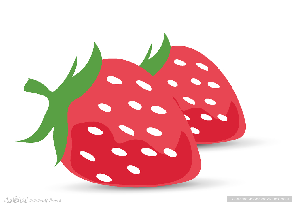 手绘草莓