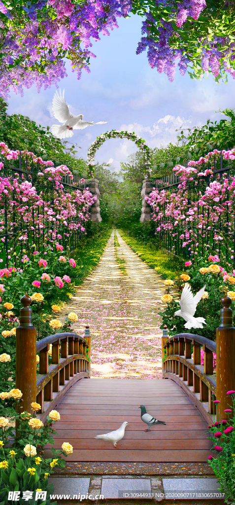 意境玄关装饰画