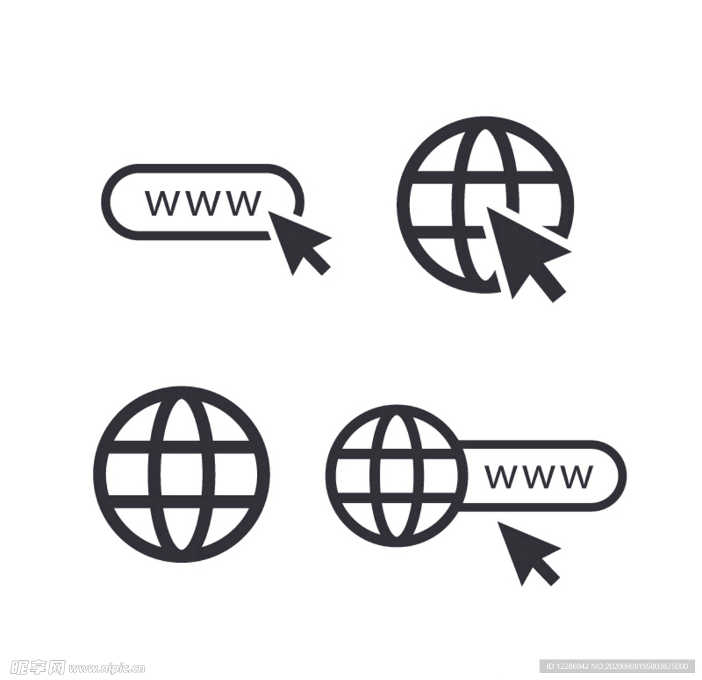 箭头导航UI图标