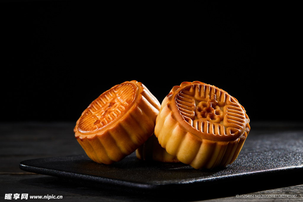 中国风中秋月饼