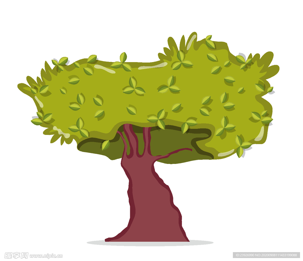 卡通树