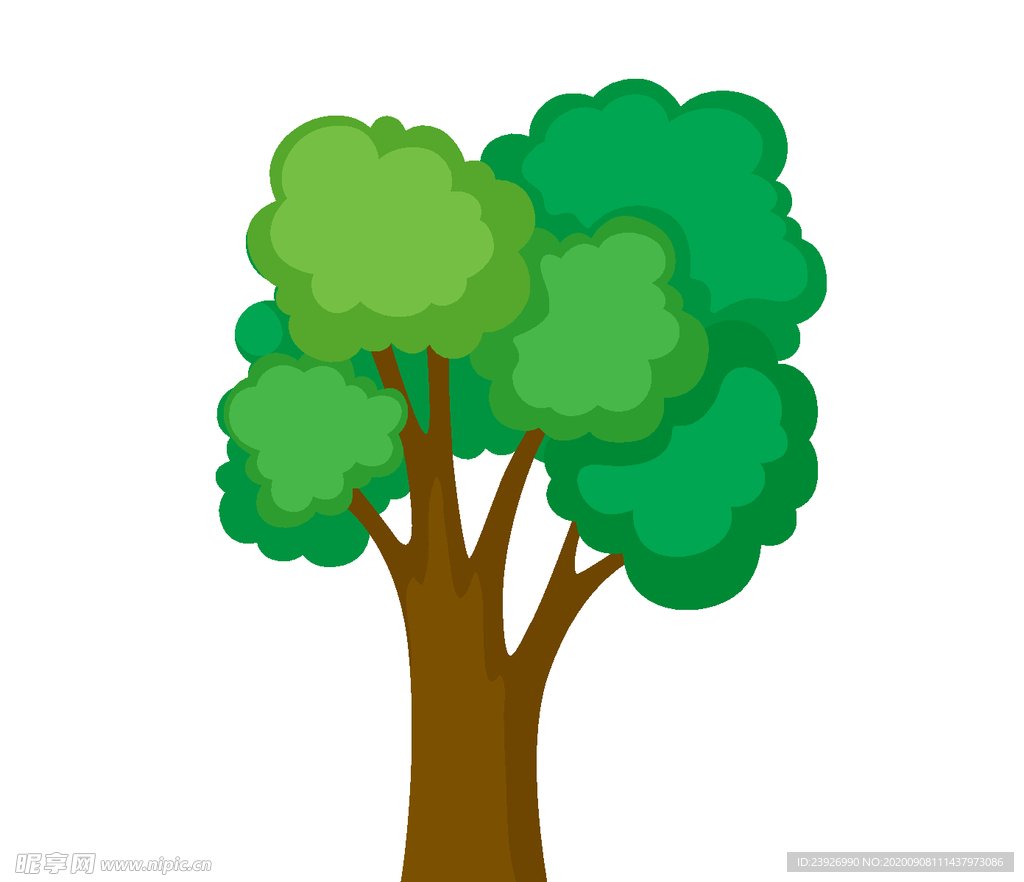 卡通树