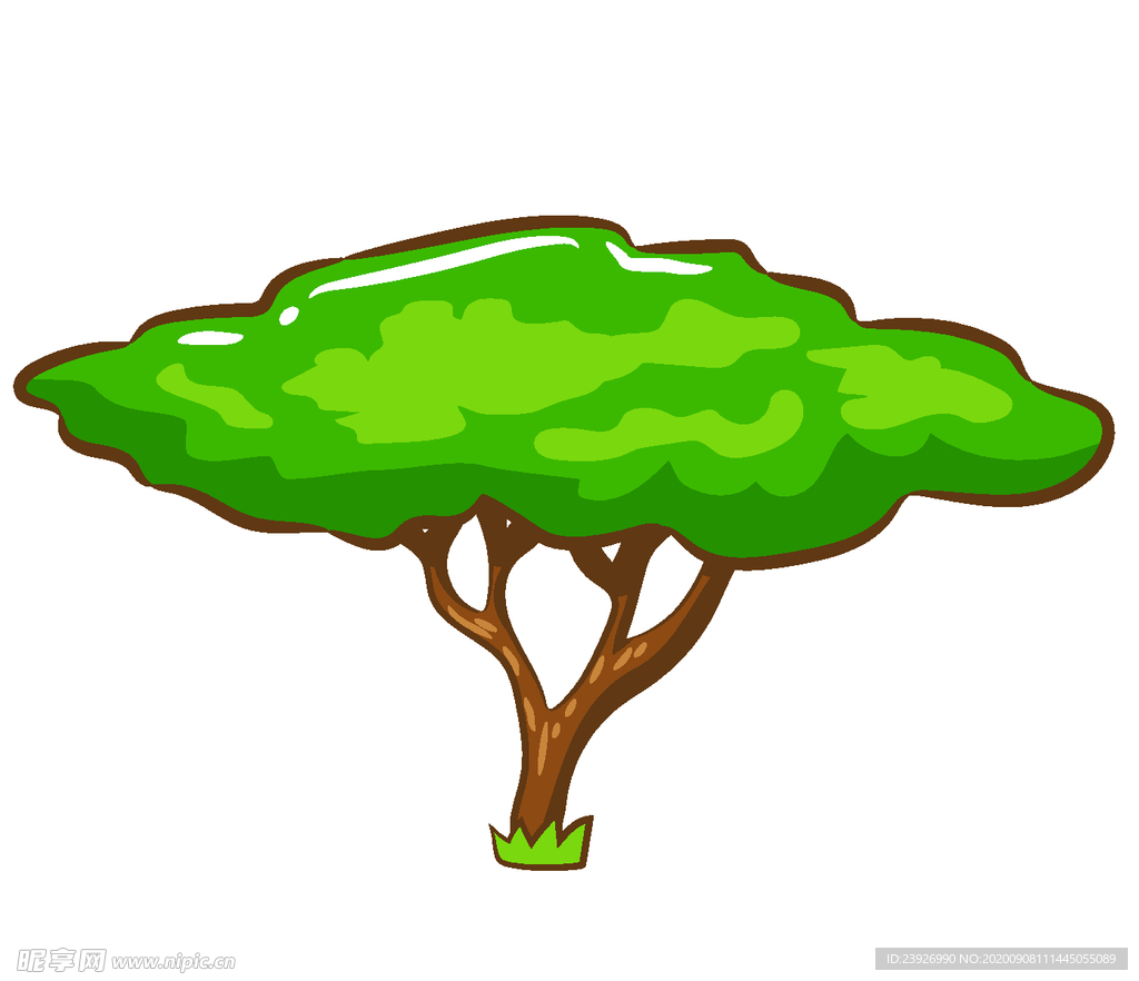 卡通树