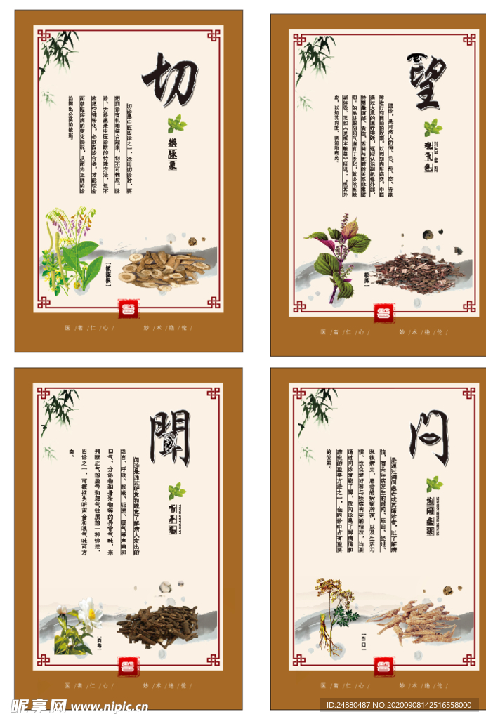 中医药展板 望闻问切