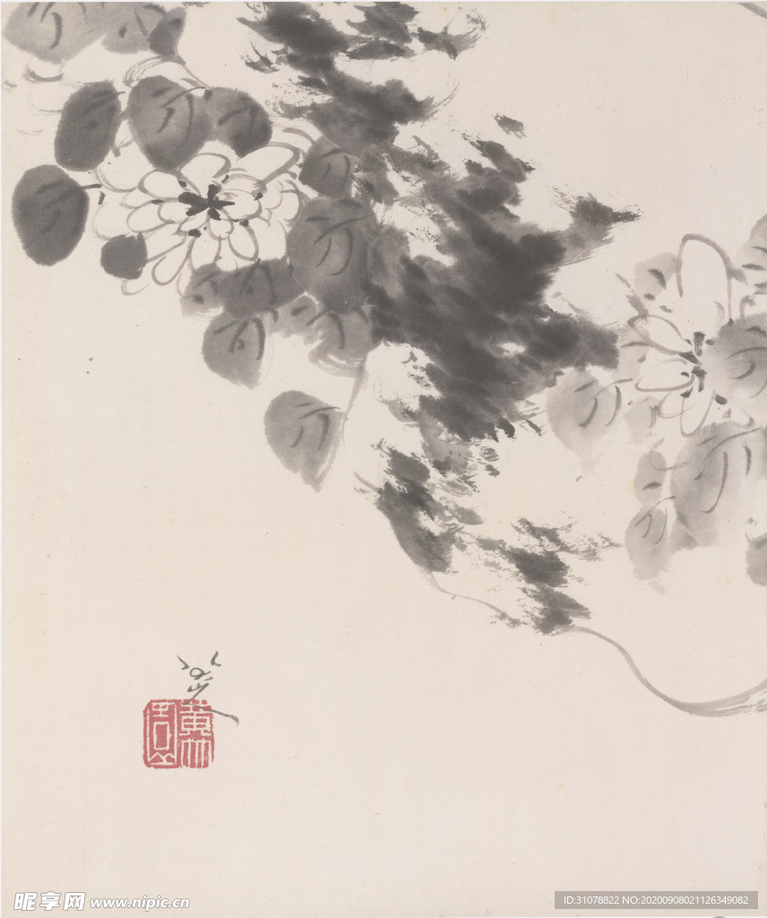 中国风传统水墨画