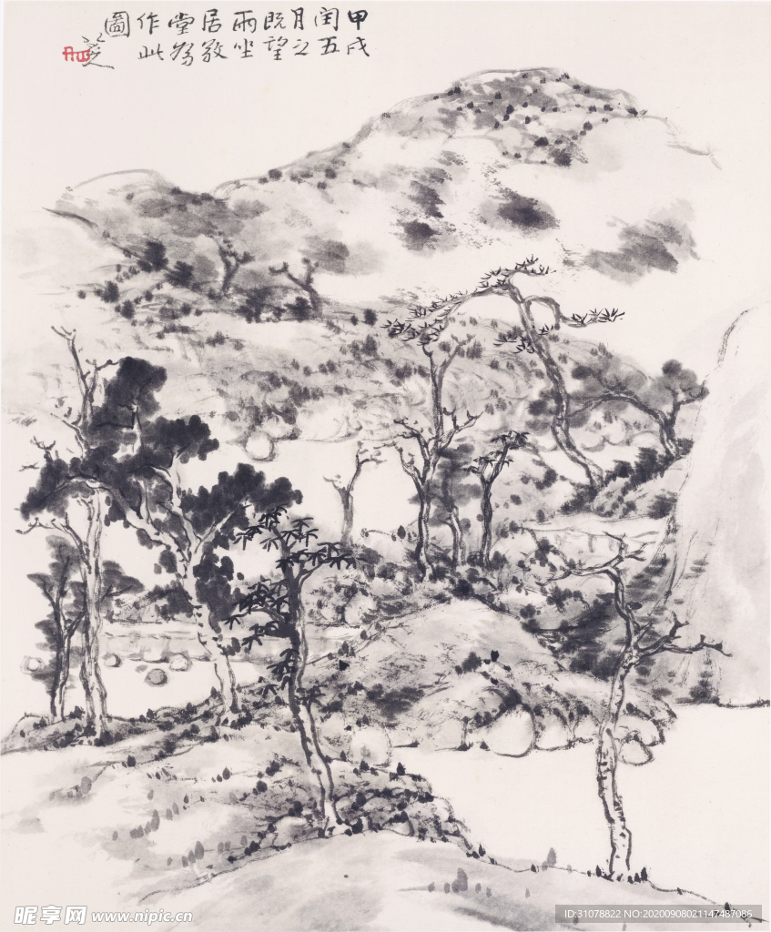 中国风传统水墨画