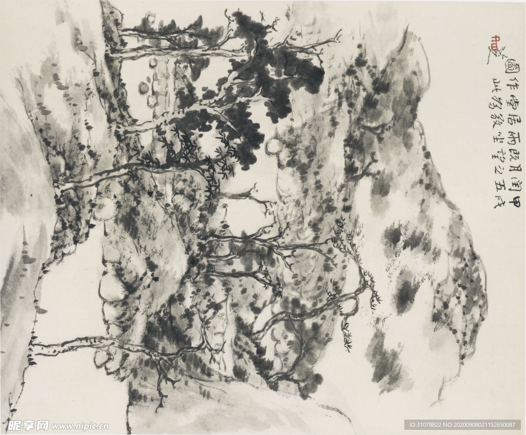 中国风传统水墨画