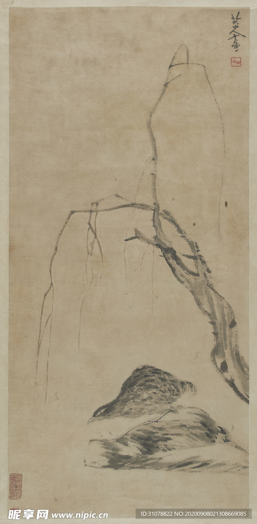 中国风传统水墨画