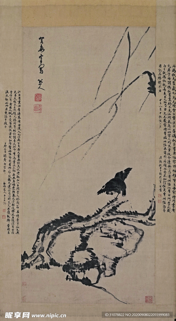 中国风传统水墨画