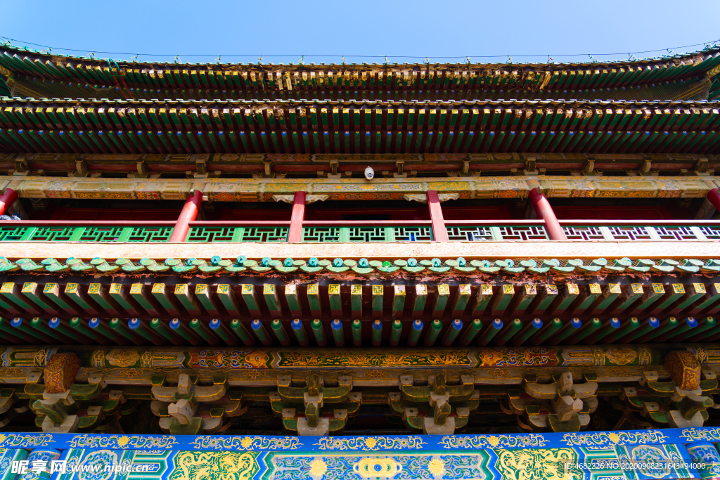 西安钟楼二层回廊