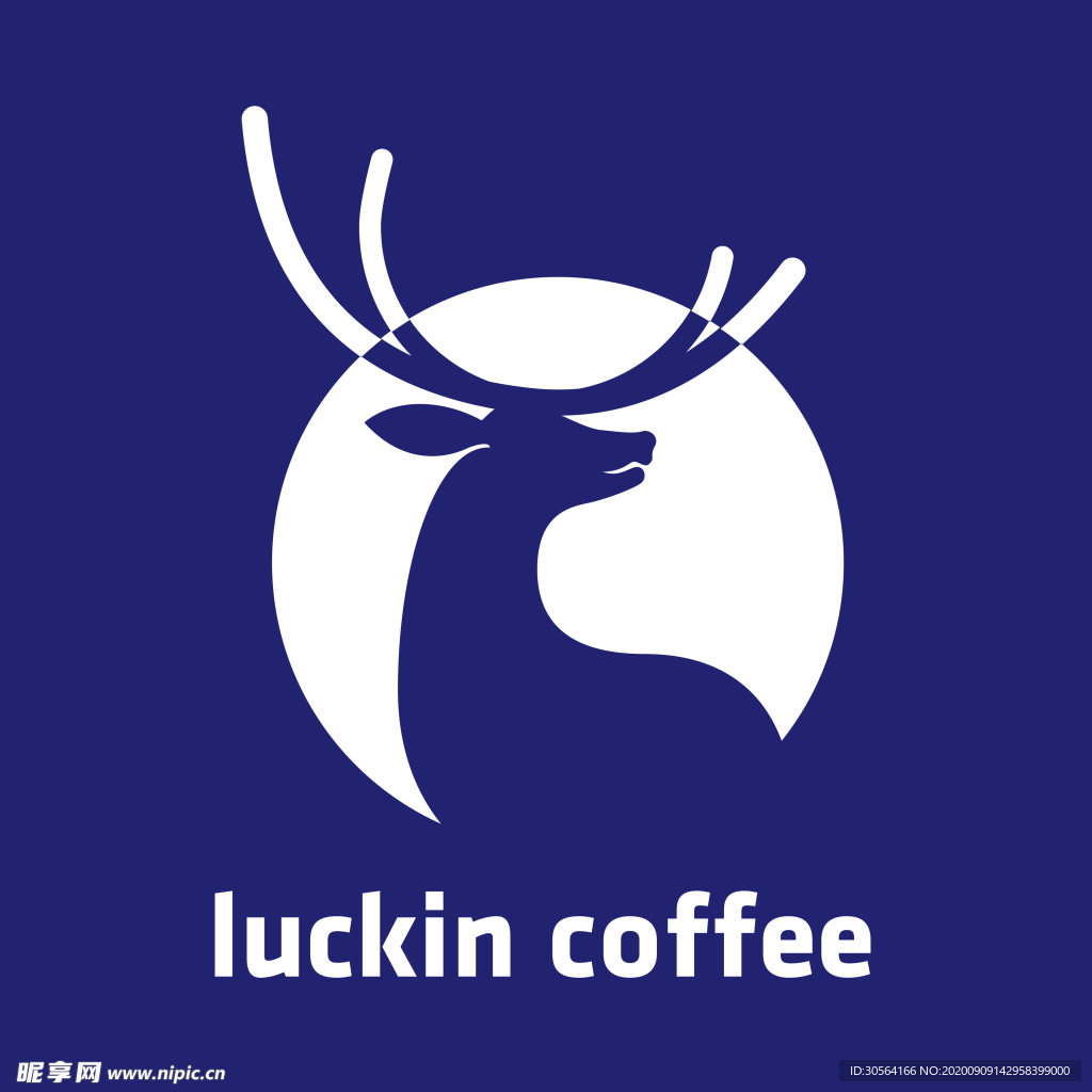 瑞幸咖啡图标图形标志素材