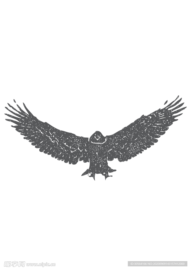 动物剪影图形标志图标素材