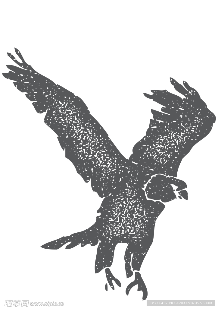 动物剪影图形标志图标素材