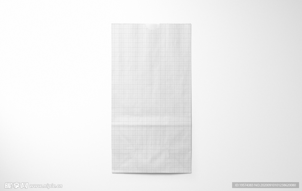 午餐纸袋样机集