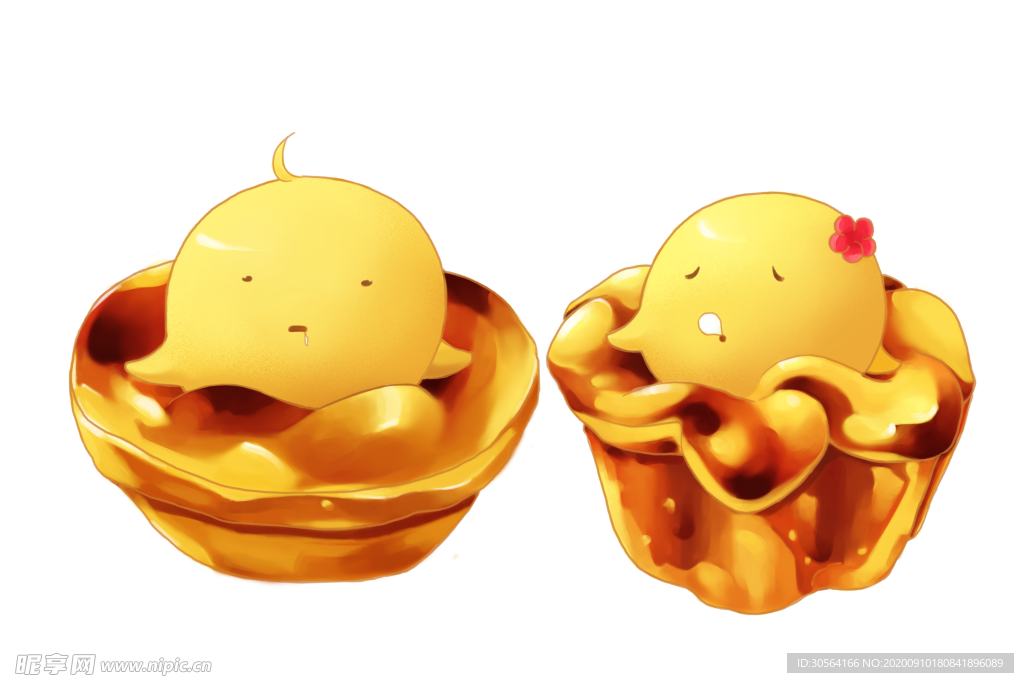 蛋挞美食甜品背景海报素材