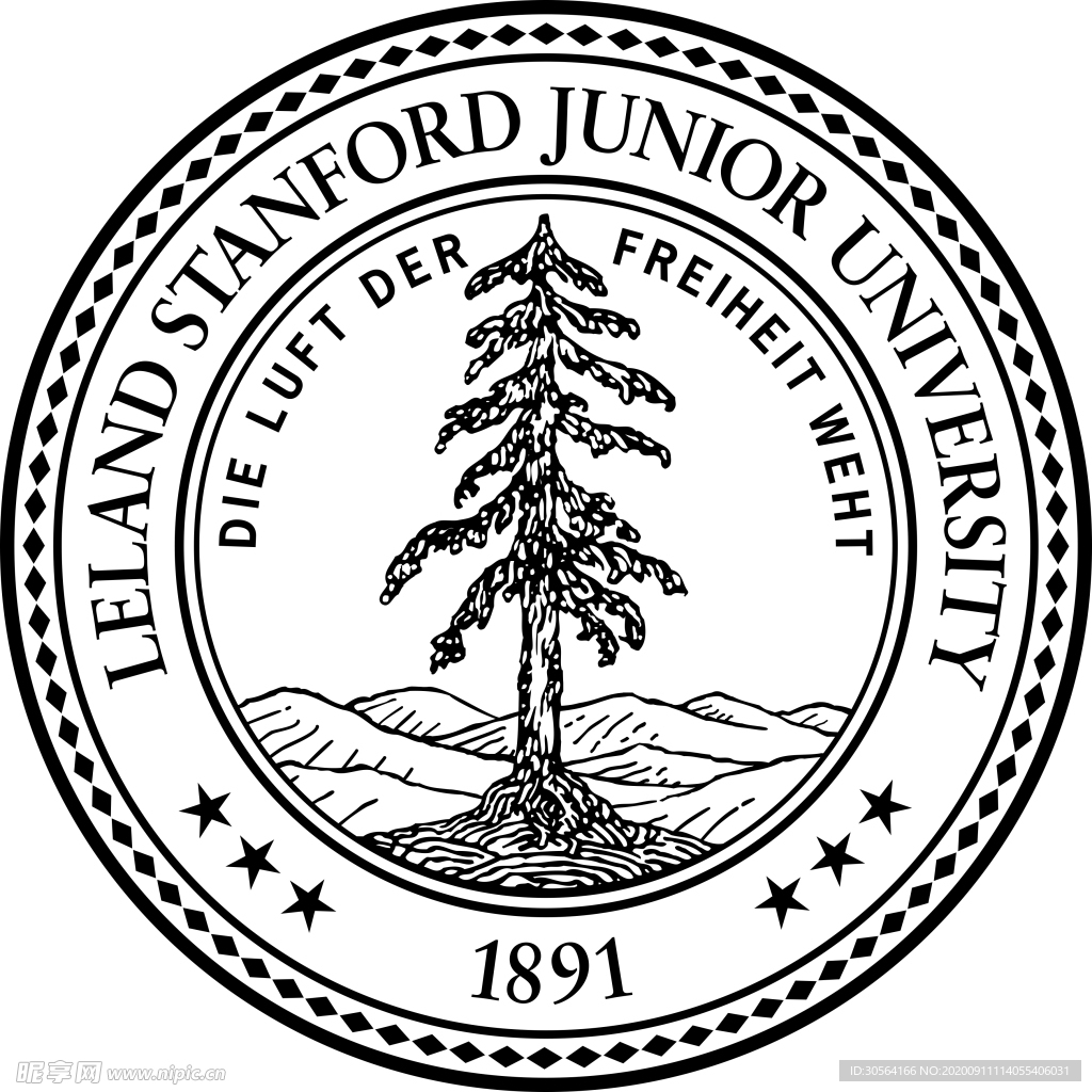 大学标志标识图标装饰素材