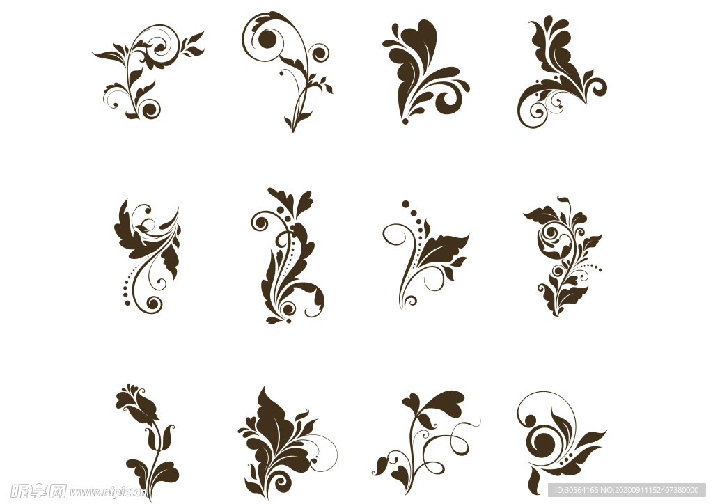 花纹复古欧式装饰海报素材