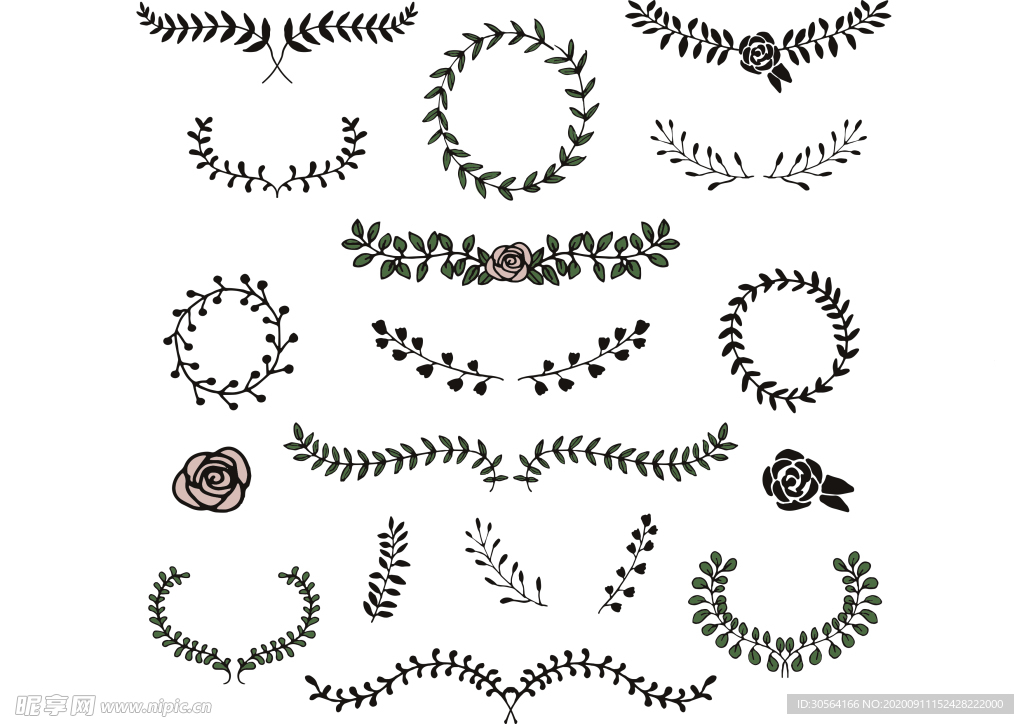 花纹复古欧式装饰海报素材