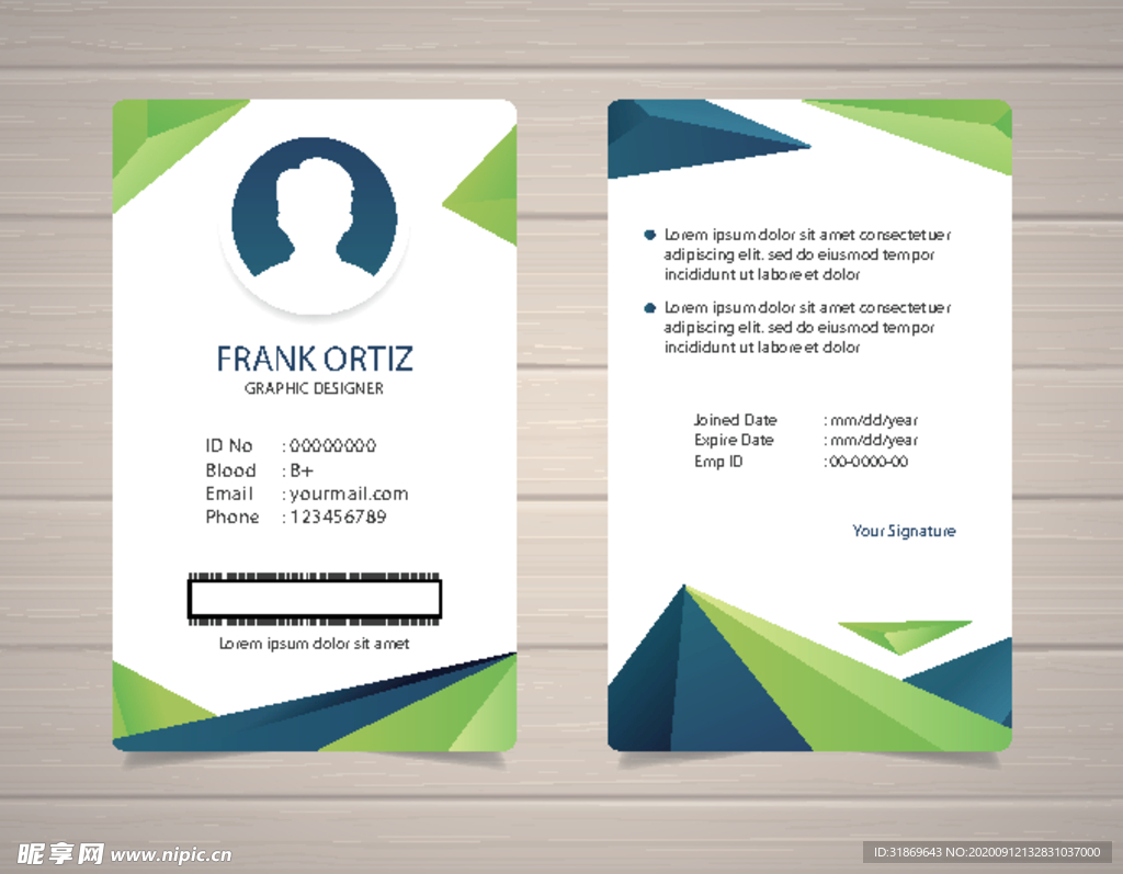 工作证 工牌 吊牌图片