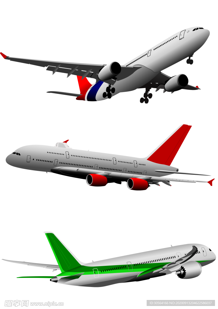 飞机客机标识标志图标素材