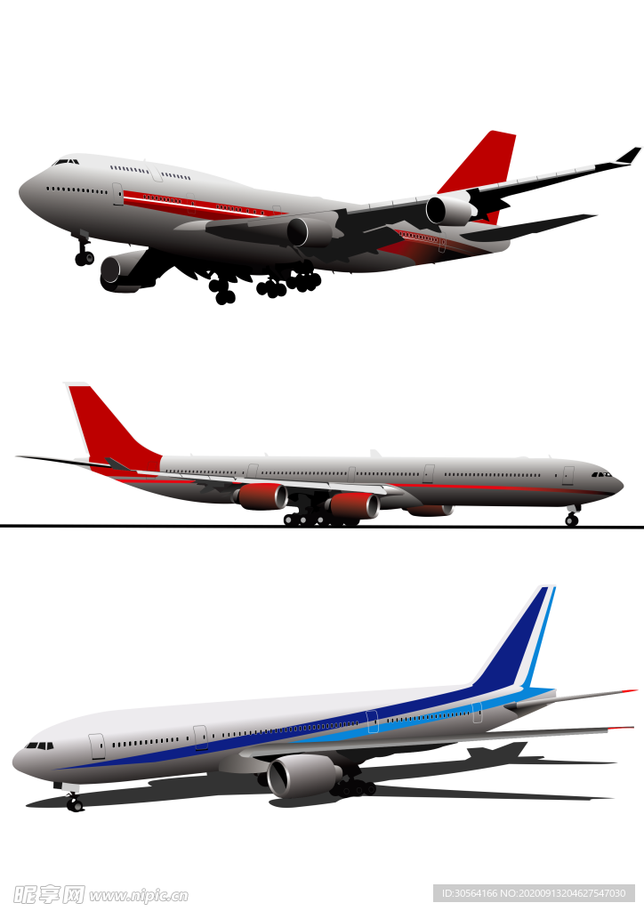 飞机客机标识标志图标素材