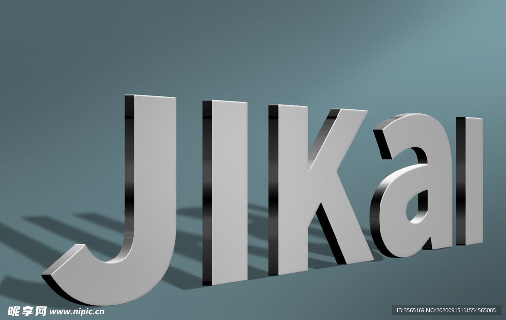 不锈钢3D立体形象LOGO样机