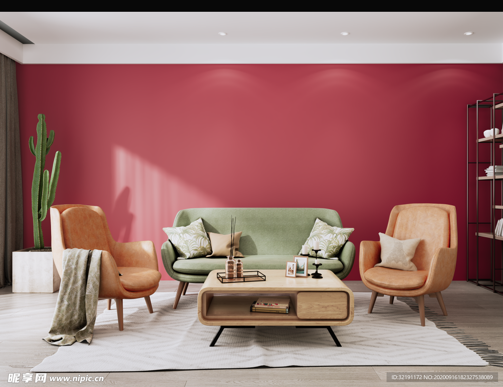 北欧客厅室内设计