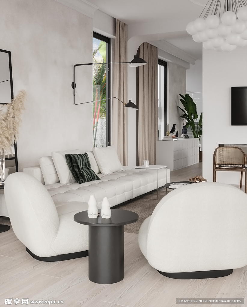 北欧客厅室内设计