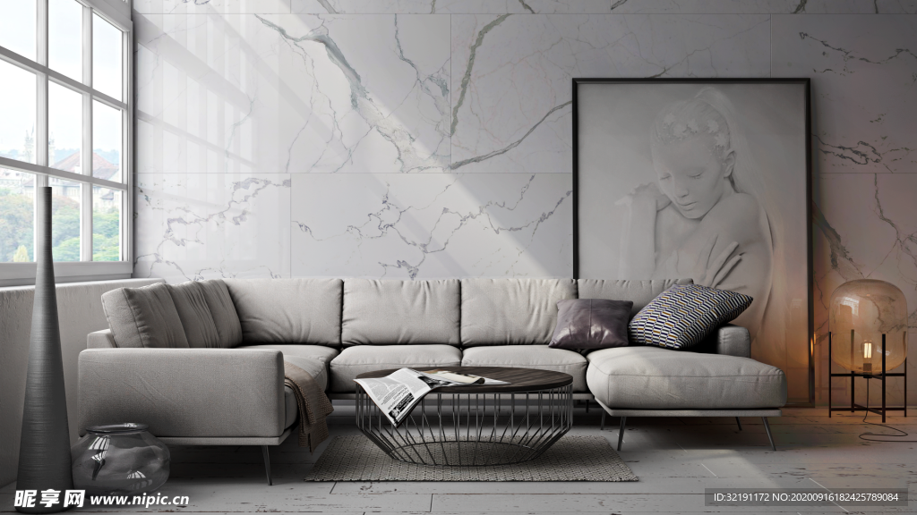 北欧客厅室内设计