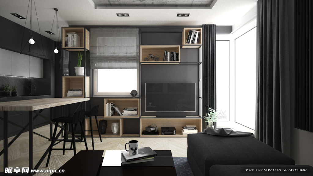 北欧客厅室内设计