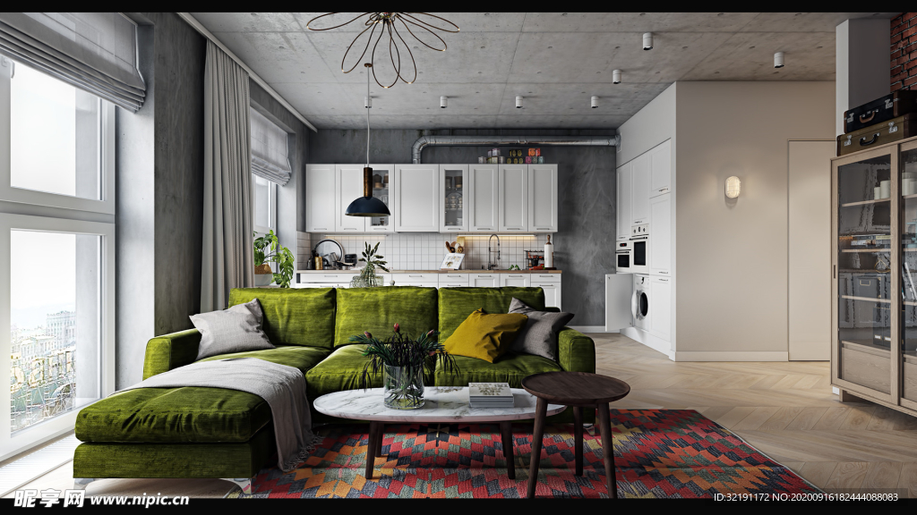 北欧客厅室内设计