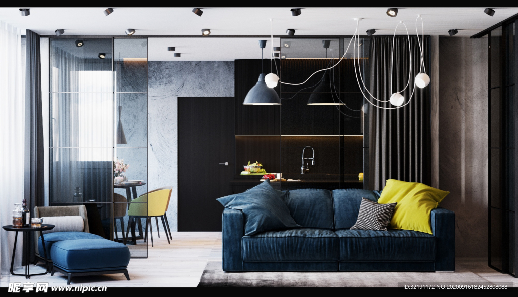 北欧客厅室内设计