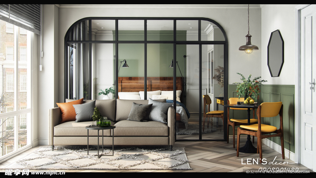 北欧客厅室内设计