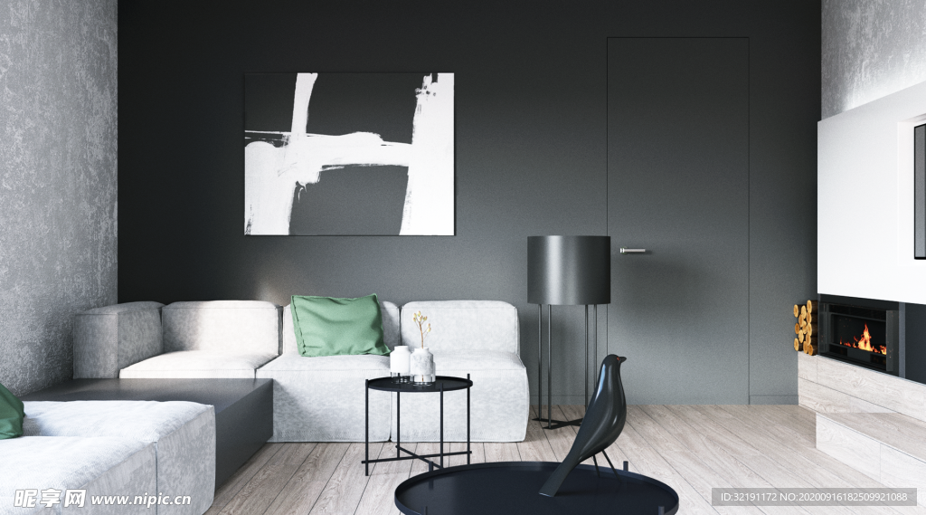 北欧客厅室内设计