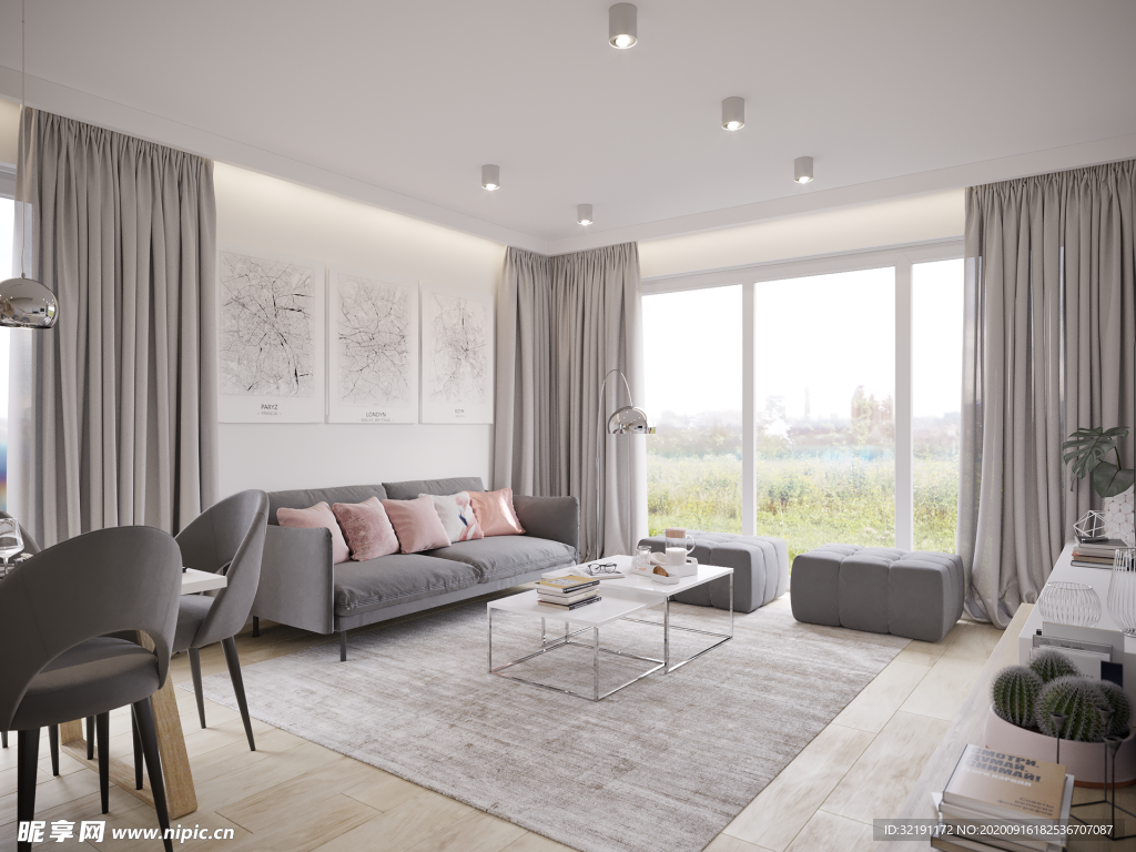 北欧客厅室内设计