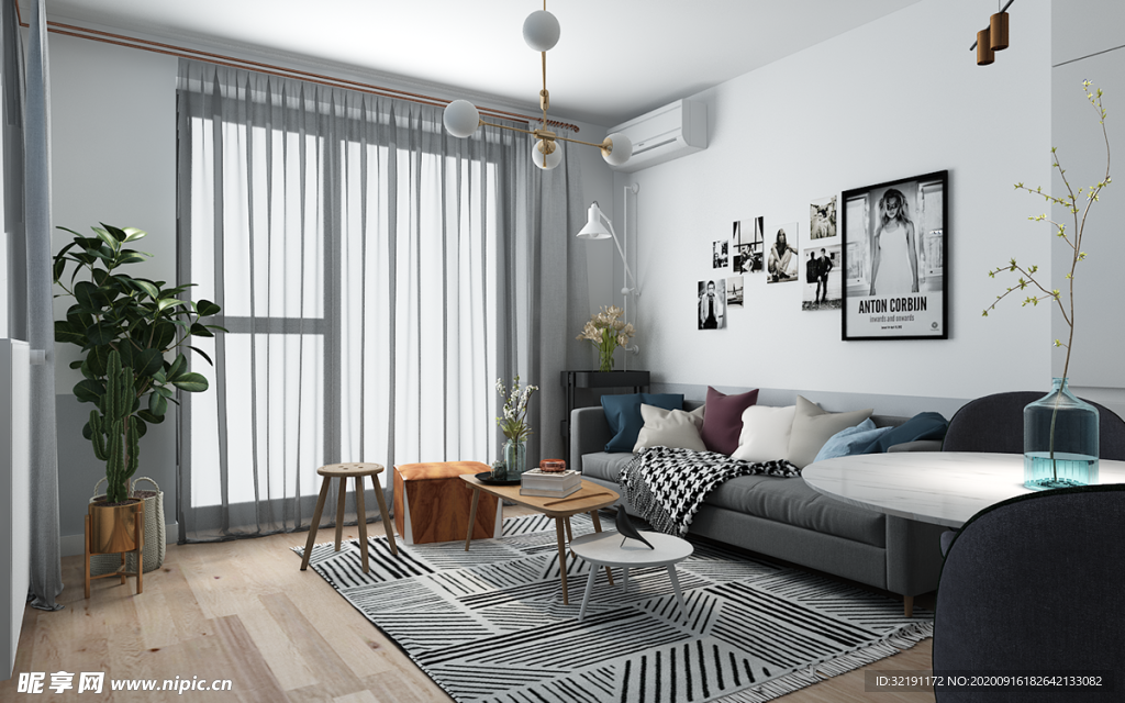 北欧客厅室内设计