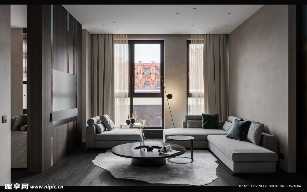 北欧客厅室内设计