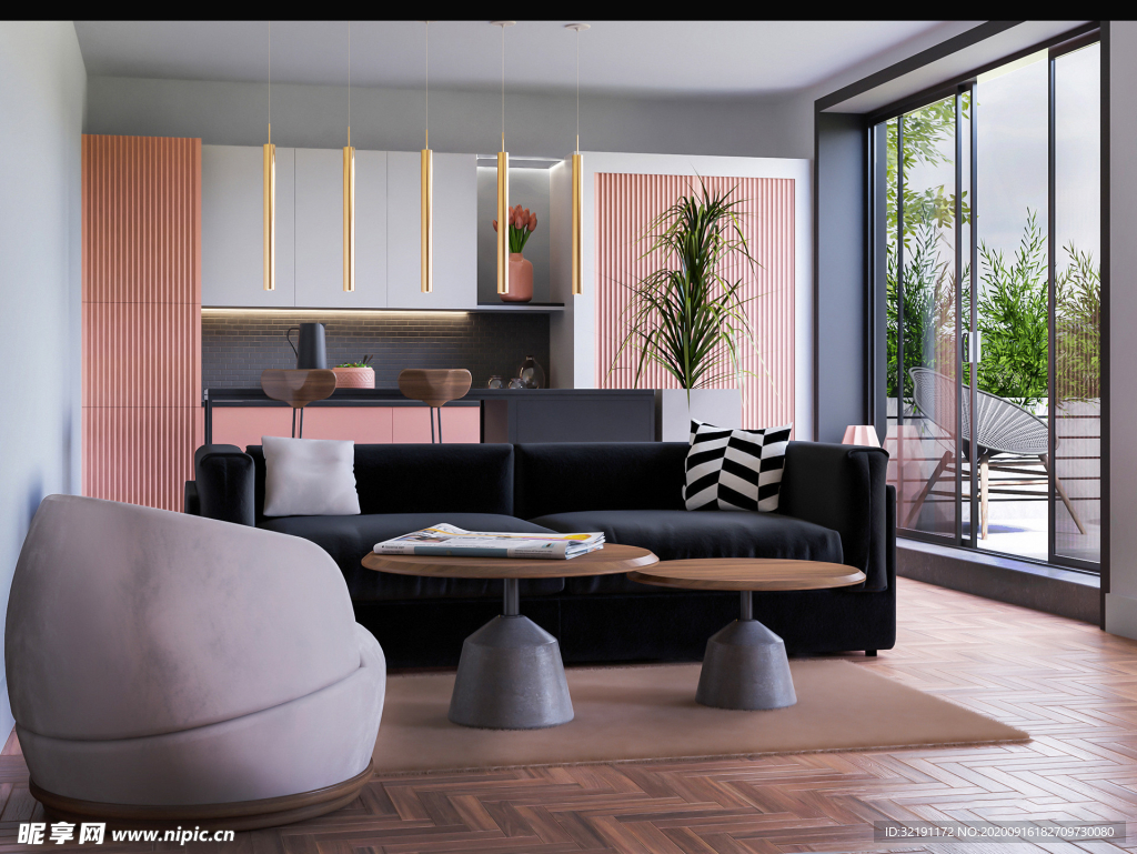 北欧客厅室内设计