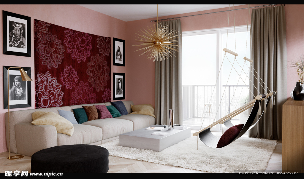 北欧客厅室内设计