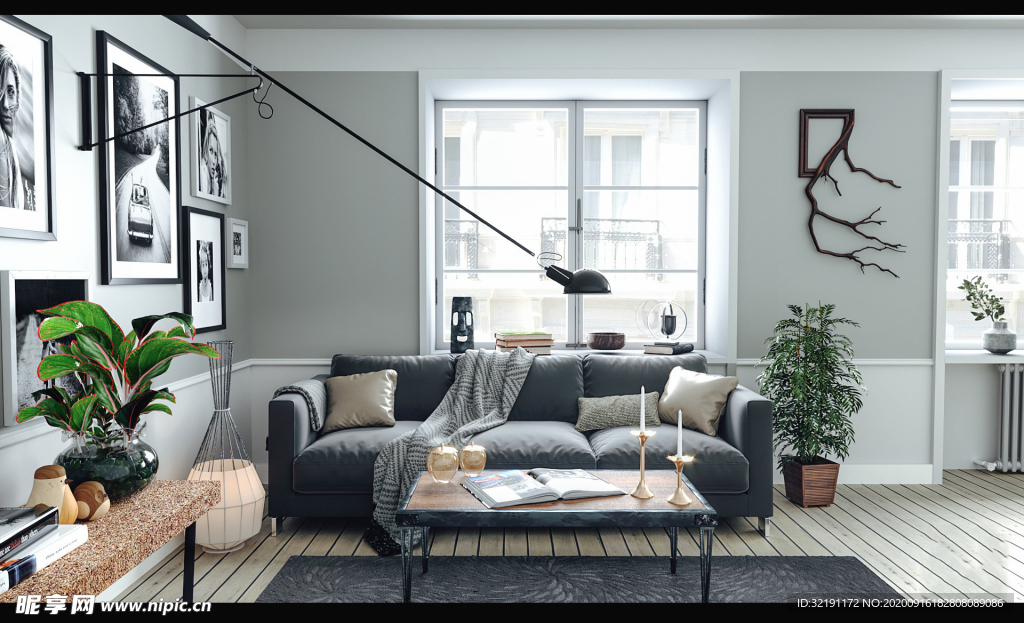 北欧客厅室内设计