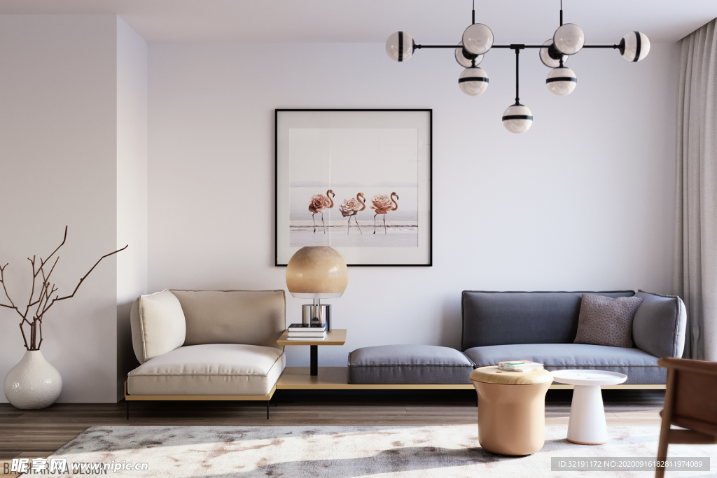 北欧客厅室内设计