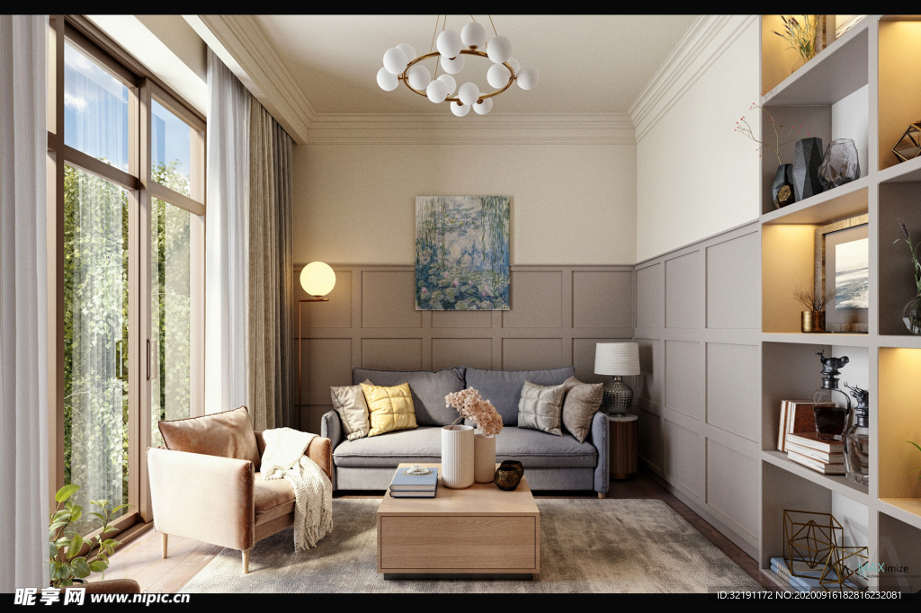 北欧客厅室内设计