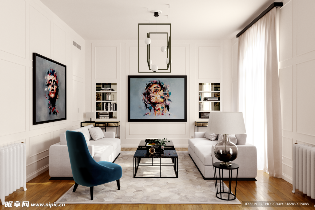 北欧客厅室内设计